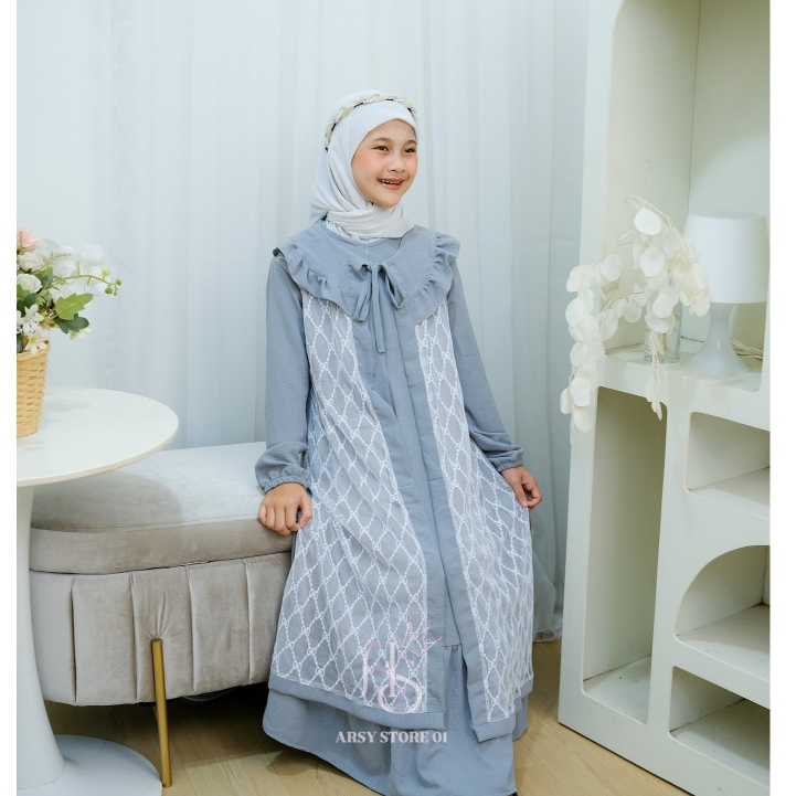 Gamis Abaya Anak Tanggung Baju Anak Perempuan Gamis Mix Tile Gamis Remaja 2026