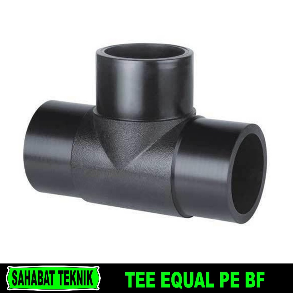 Butt Fusion Equal Tee 200mm PN10 | Fitting HDPE 8 inch Injection untuk Sambungan T