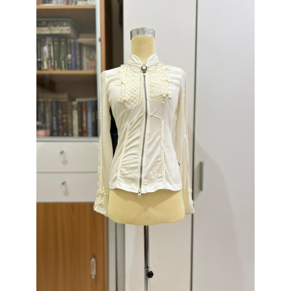 White Jacket Ozz Oneste Japanese Kawaii Gothic