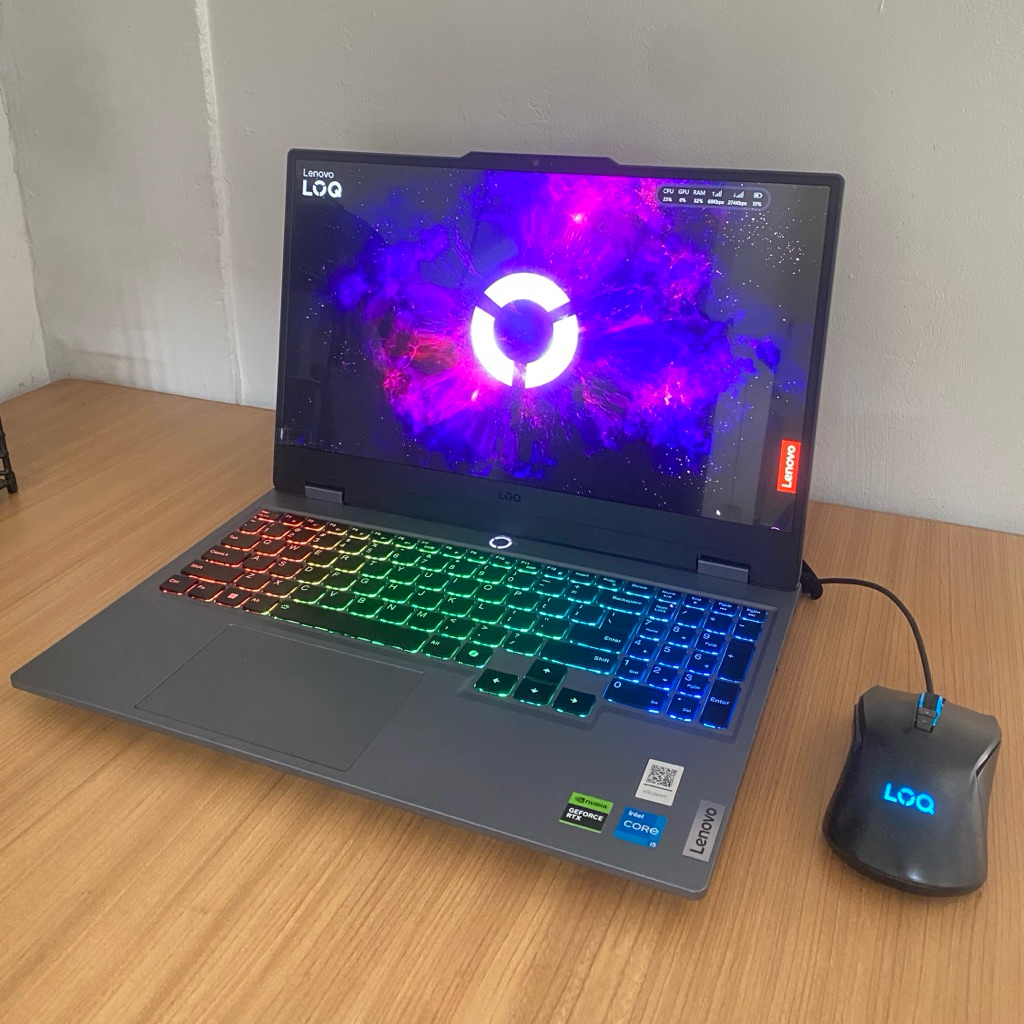 LENOVO LOQ 15 RTX 3050 i5-13450HX RAM 20 Gb BEKAS