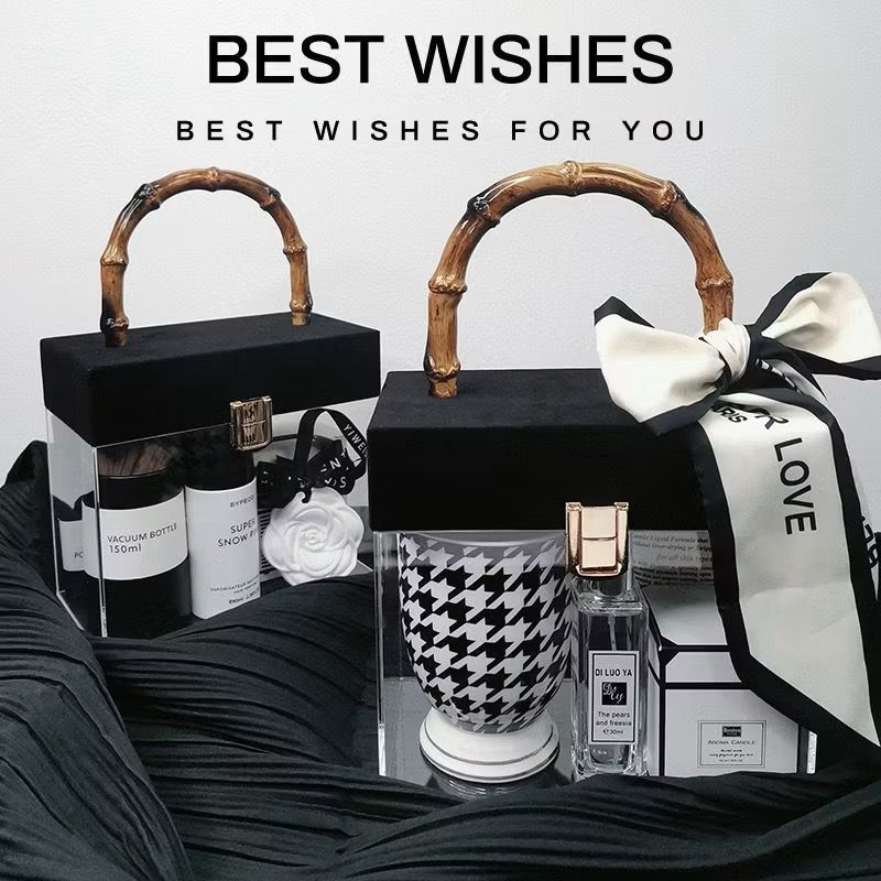 FLOWERSUPPLY - TAS AKRILIK / KOTAK HAMPERS / TAS SOUVERNIR / TAS PARCEL LEBARAN / HAMPERS IDUL FITRI