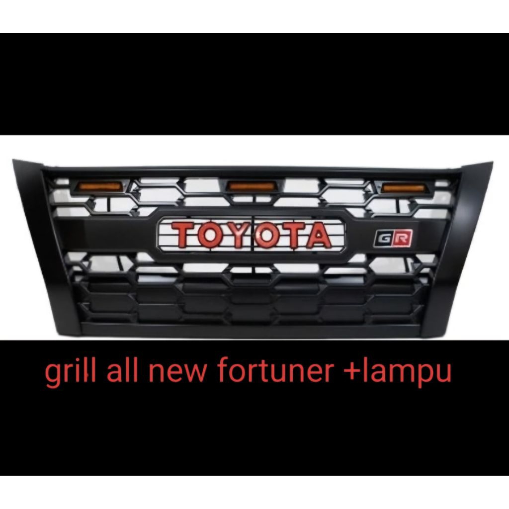 Grill Depan Fortuner 2016 GR Sport LED