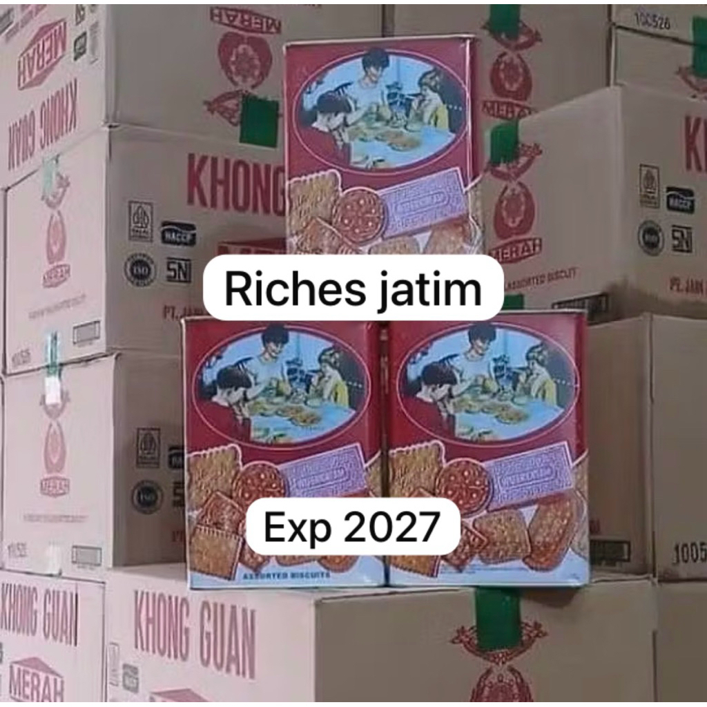 [ JATIM RICHES ] Biskuit Kong Guan 6 Kaleng Jumbo Khong Guan Biscuit 1 KARTON