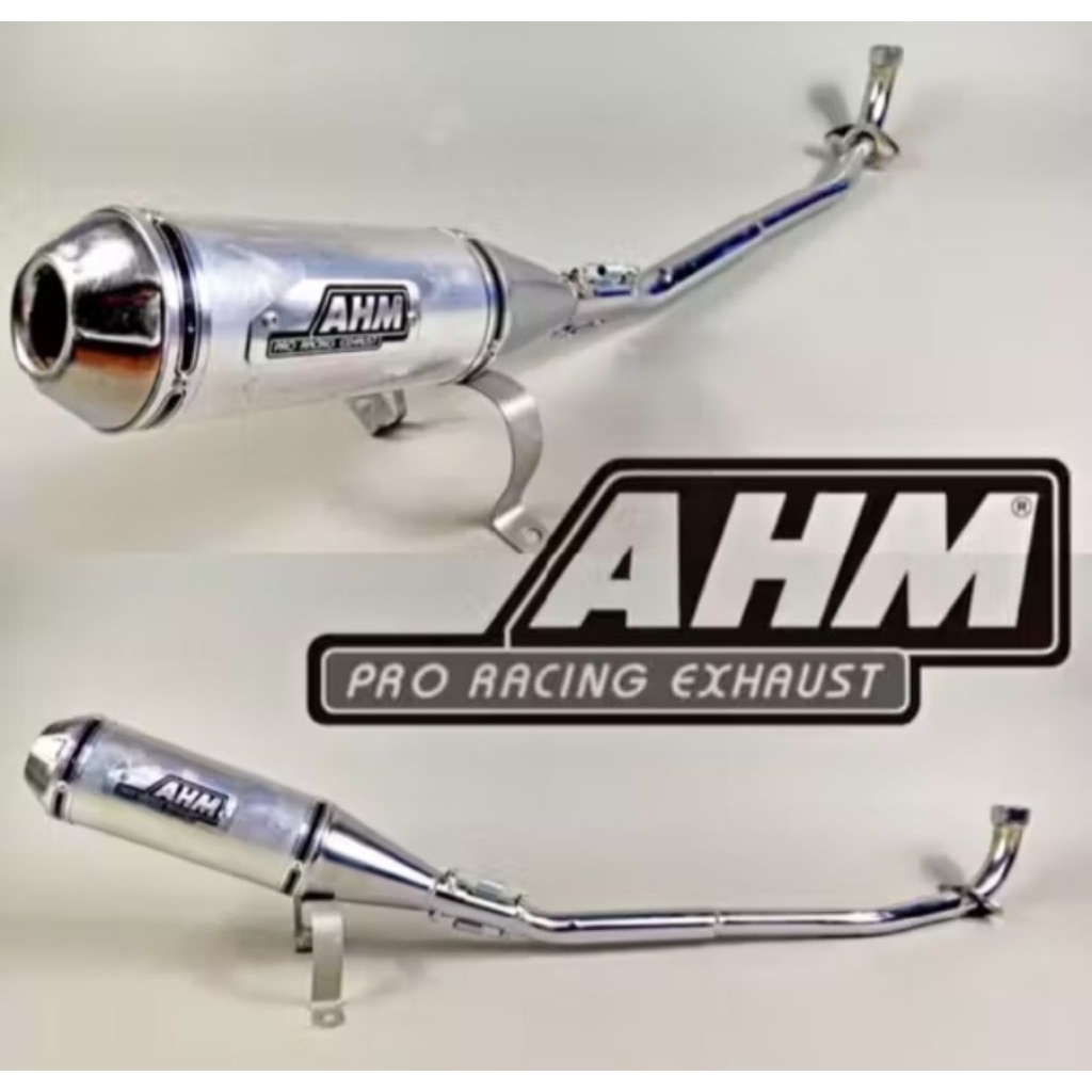 knalpot AHM racing untuk motor bebek all series honda/yamaha/suzuki