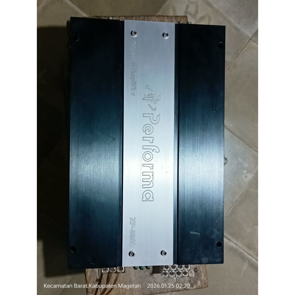 PERFORMA ZP 9800 power audio car 4 chanel channel