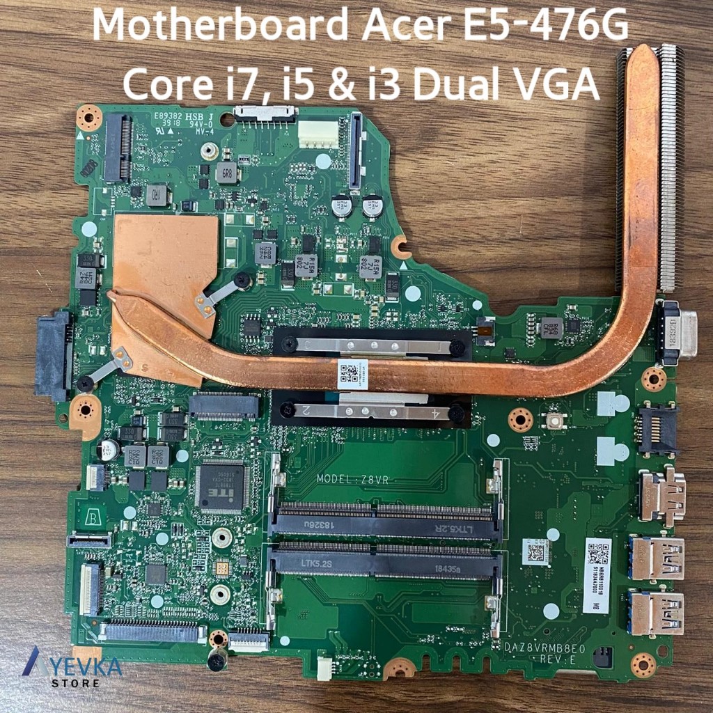 Motherboard Acer E5-476G  Core i3 i5 i7 VGA Nvidia Normal Tested Seken Original [ Mainboard E5 476 b