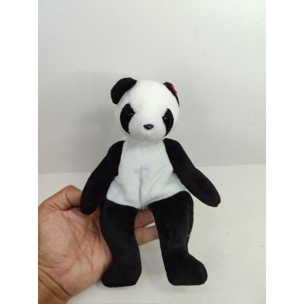 boneka ty beanie bear fortune original panda