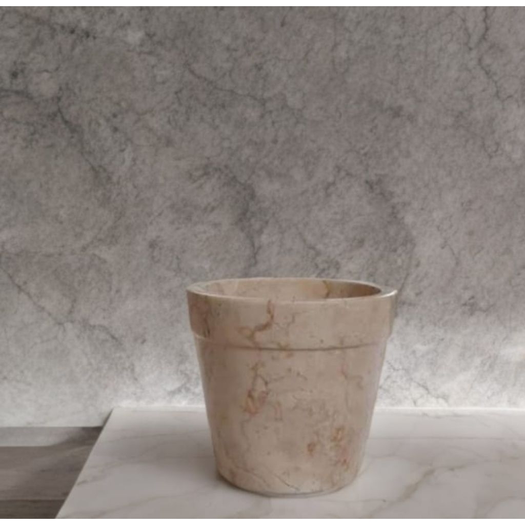 Pot Bunga Batu Marmer