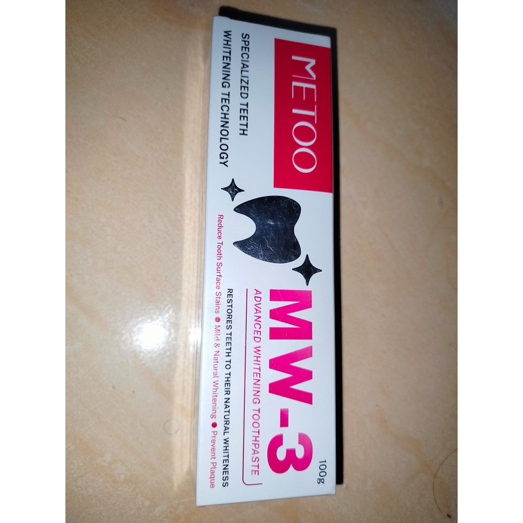 Pasta gigi odol metoo MW-3 pemutih gigi