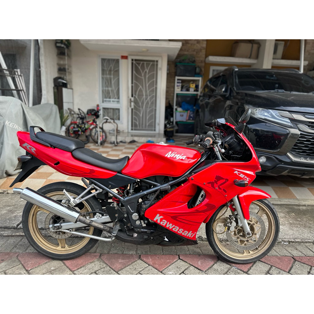 Kawasaki ninja rr old 2008 merah mantap