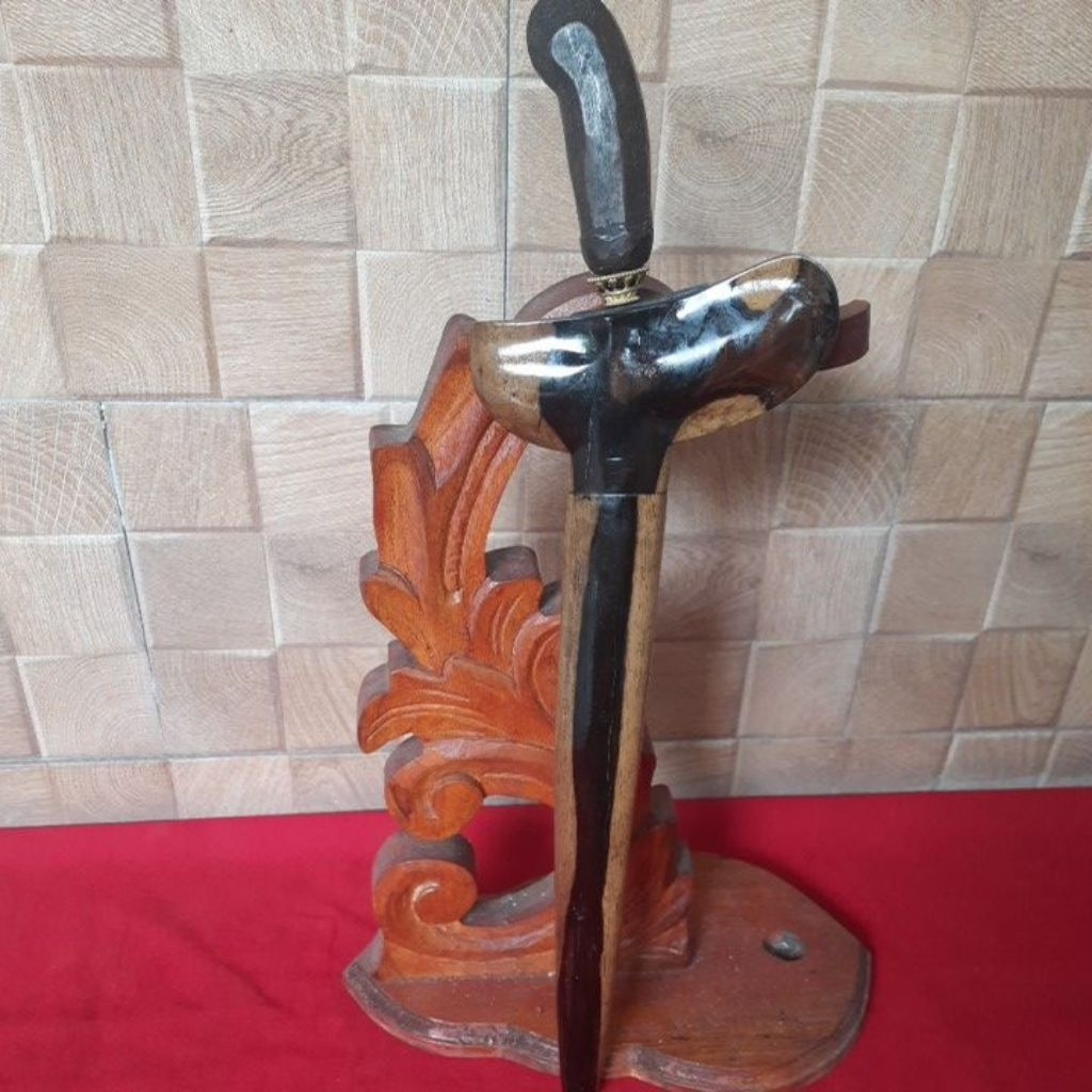 Keris Kyai Panimbal Luk 9 Sepuh,Pamor Banyu Mili