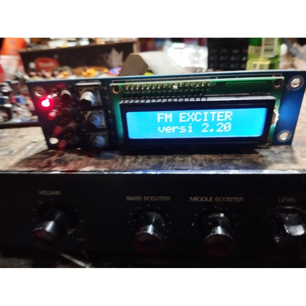 CONTROLER EXCITER FM MR X VER 2.2 SEKEN NORMAL  TANPA EXITER PLL