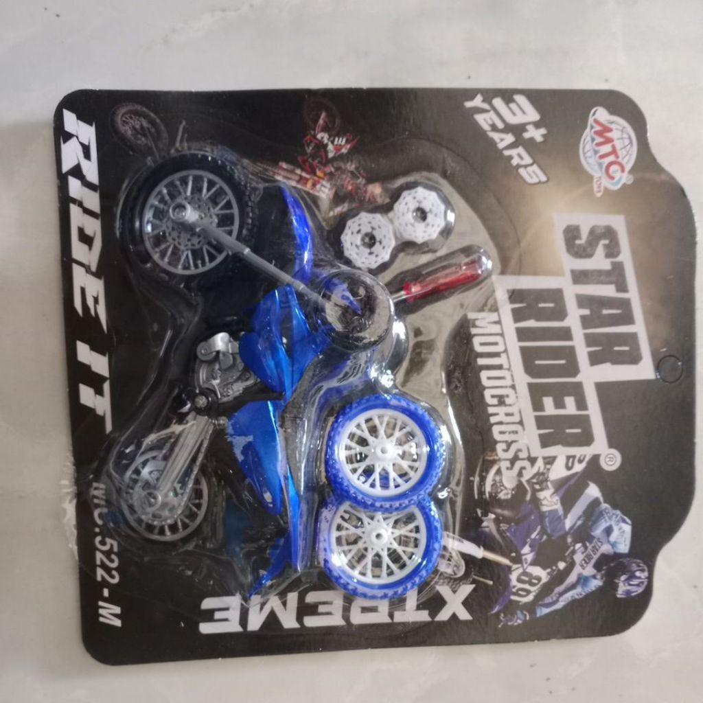 MAINAN ANAK MOTORCROSS METALIC