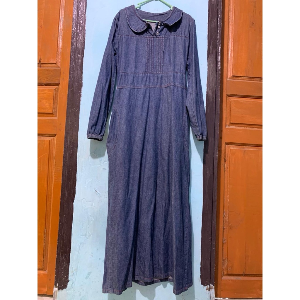 [Preloved] Gamis Denim Wanita