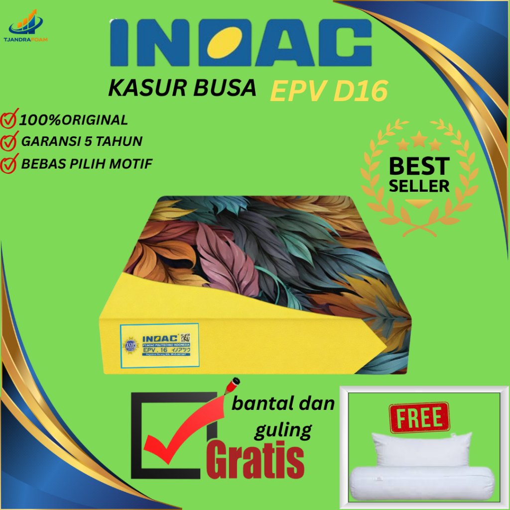 PROMO‼️ KASUR BUSA INOAC EPV D16 ASLI BONUS BANTAL&GULING ANTI KEMPES