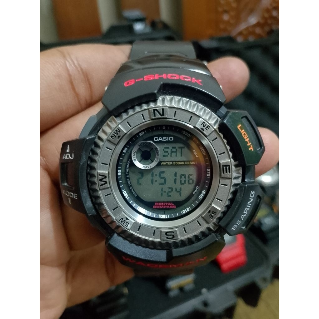 G-Shock DW-9800 Wademan Vintage Original Second Rare Item Shock Resist Water Resistance