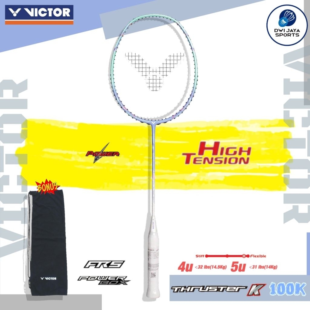 New Raket Badminton Victor THRUSTER K 100K M | Raket Victor Thruster 100K | Victor Tk 100K M Origina