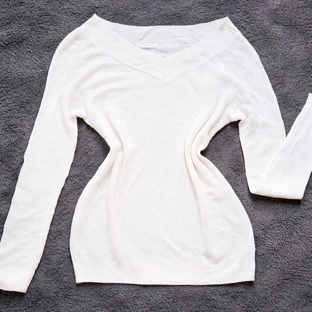 Atasan Knit Wanita Stretchy Atasan Rajut Colza Atasan Sweater Baju Perempuan Remaja