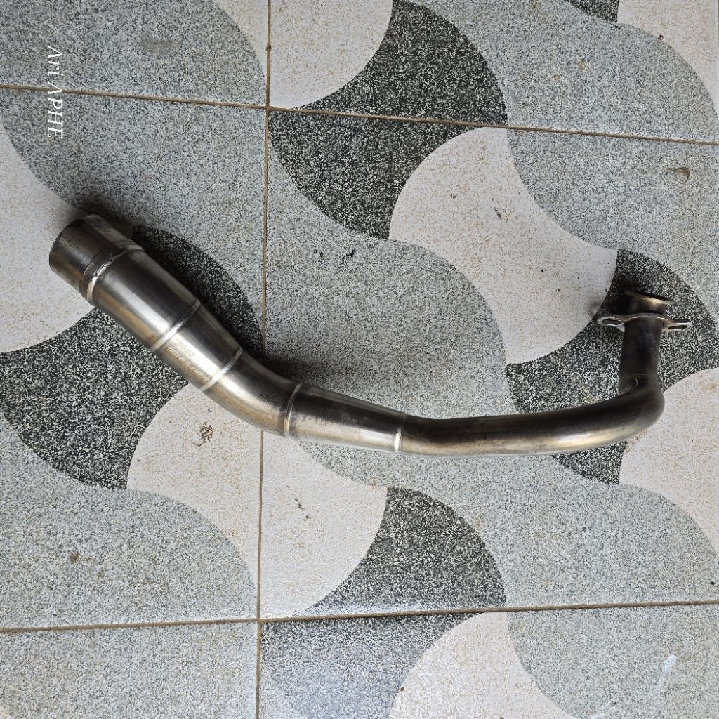 header pipa leher knalpot r9 original new pcx 150 lokal