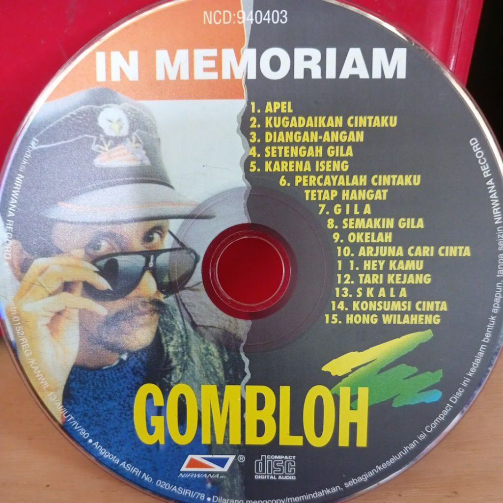 KASET CD GOMBLOH IN MEMORIAM (Ori)