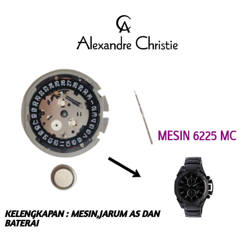 Mesin Alexandre Christie original 6225 MC