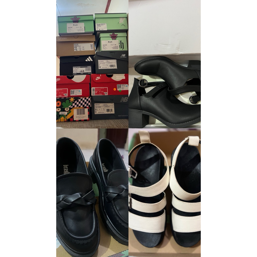 Boots Adorable projects / Loafers Brash / Sepatu Sandals Brash