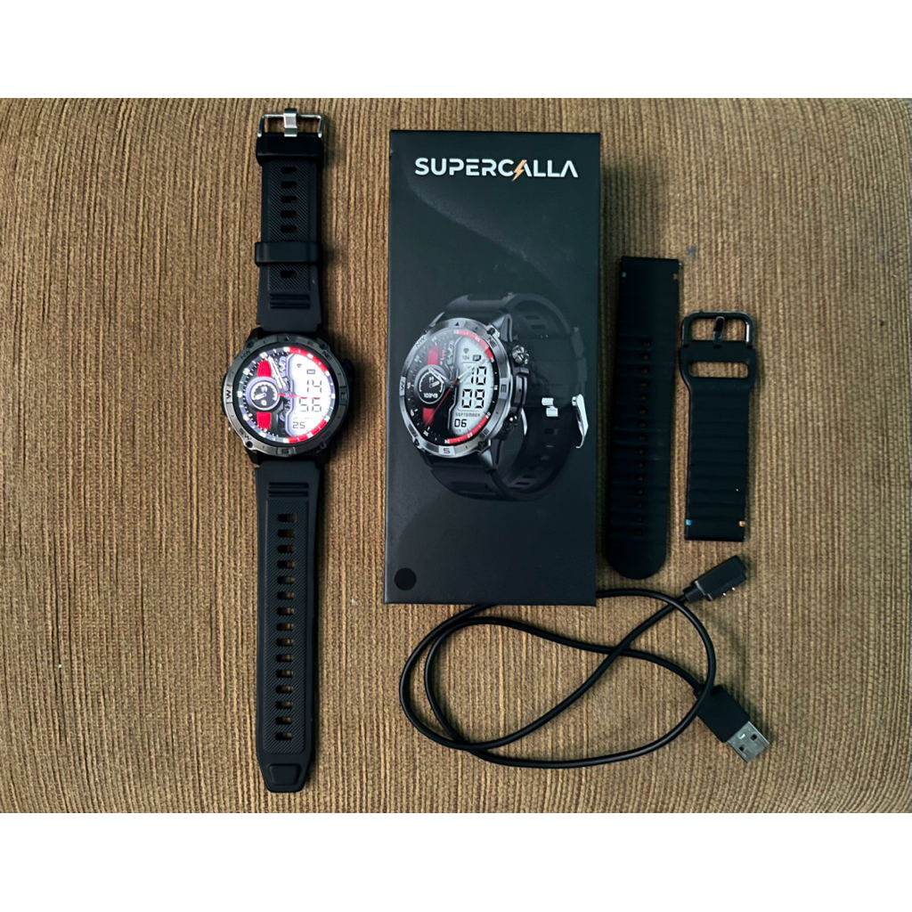 Supercalla HK08 Smartwatch GPS Amoled Always On Display Second