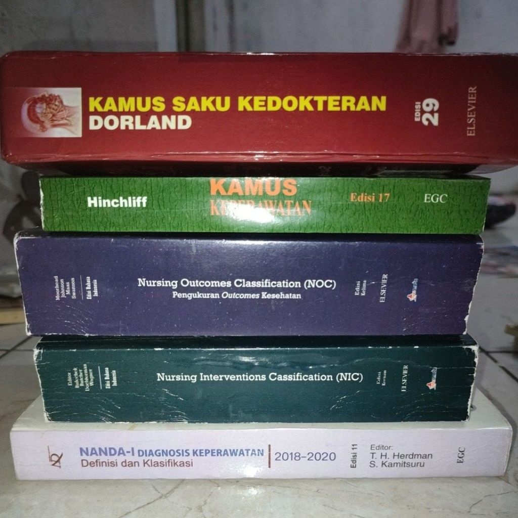 Buku Keperawatan Nanda Nic Noc, Kamus Kedokteran / Keperawatan