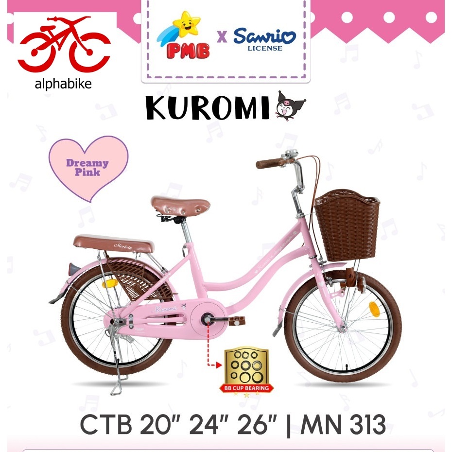 SEPEDA MINI ANAK 20 MORTEIN MINI MN 313 KUROMI MN313