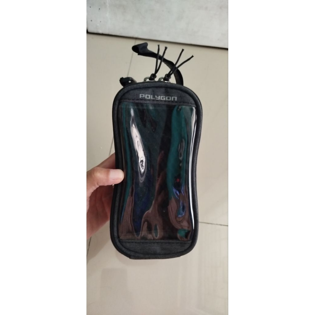 Polygon Tas Top Tube With Phone Display 1L - Aksesoris Sepeda Preloved