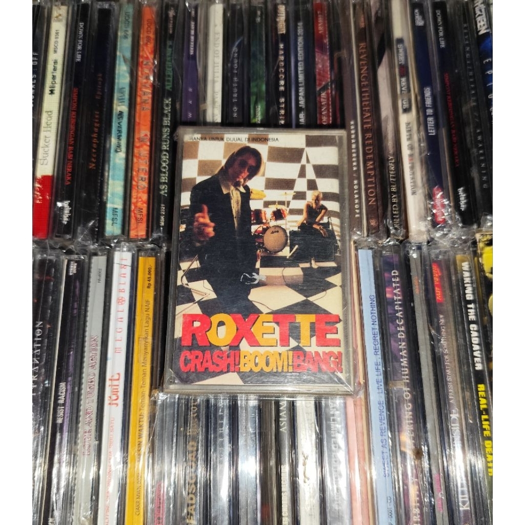 Kaset Roxette - Crash Boom Bang