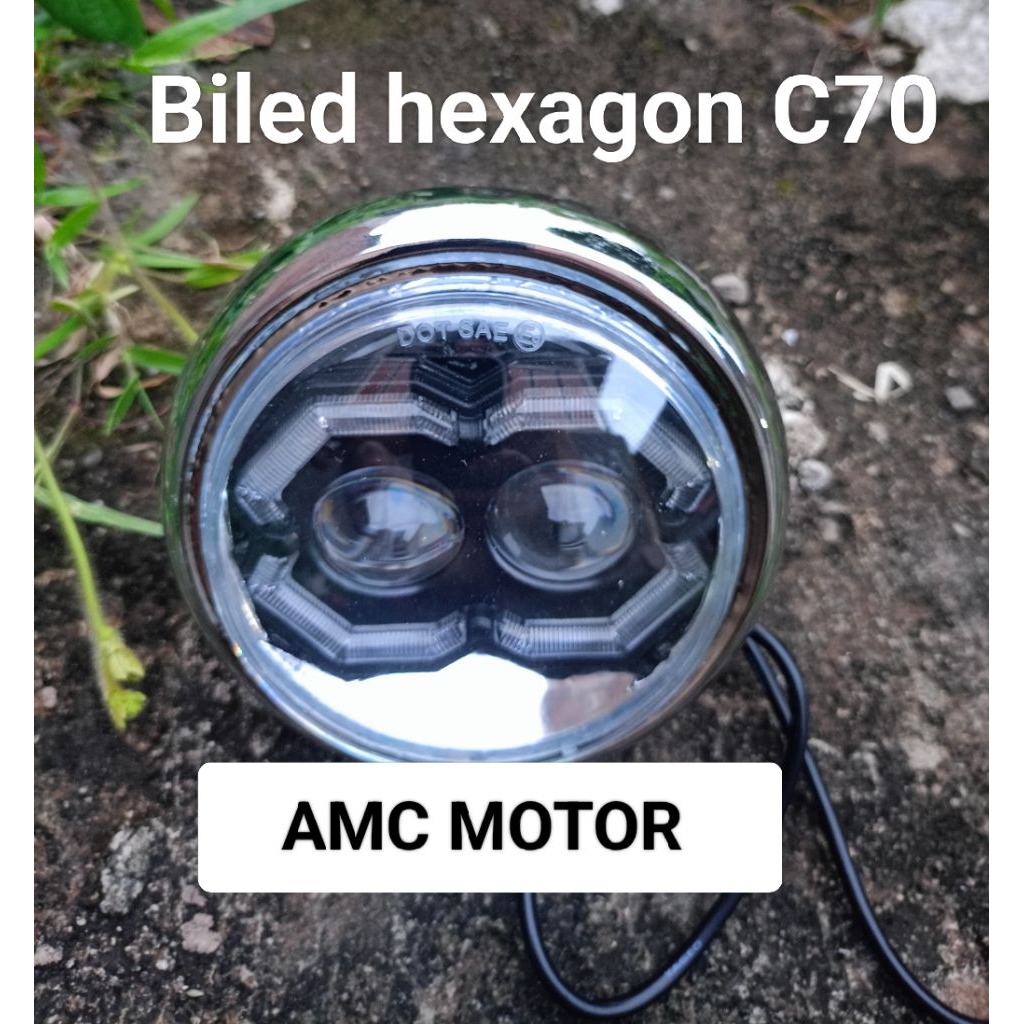 biled C70 hexagon gen 2 lampu biled C70