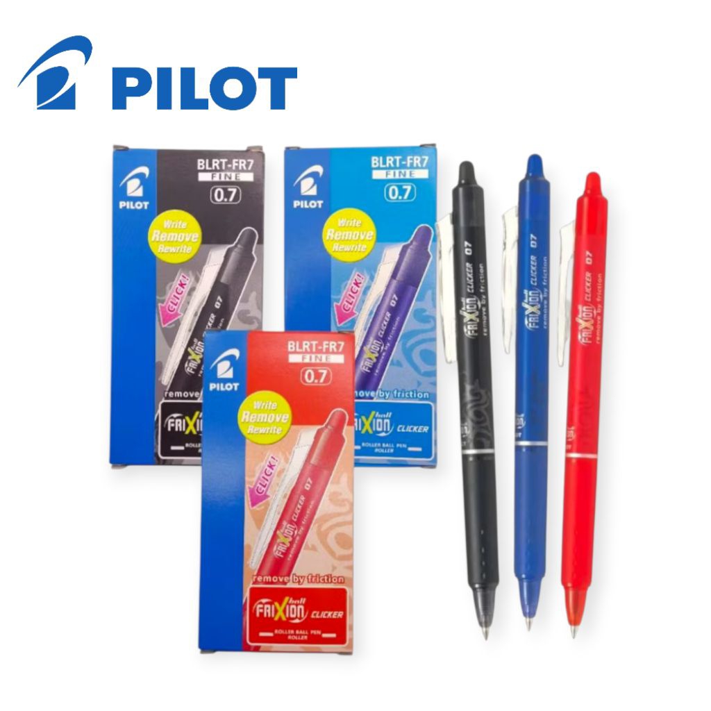 Pilot Frixion Clicker BLRT-FR Pulpen Bisa Dihapus (1LUSIN)