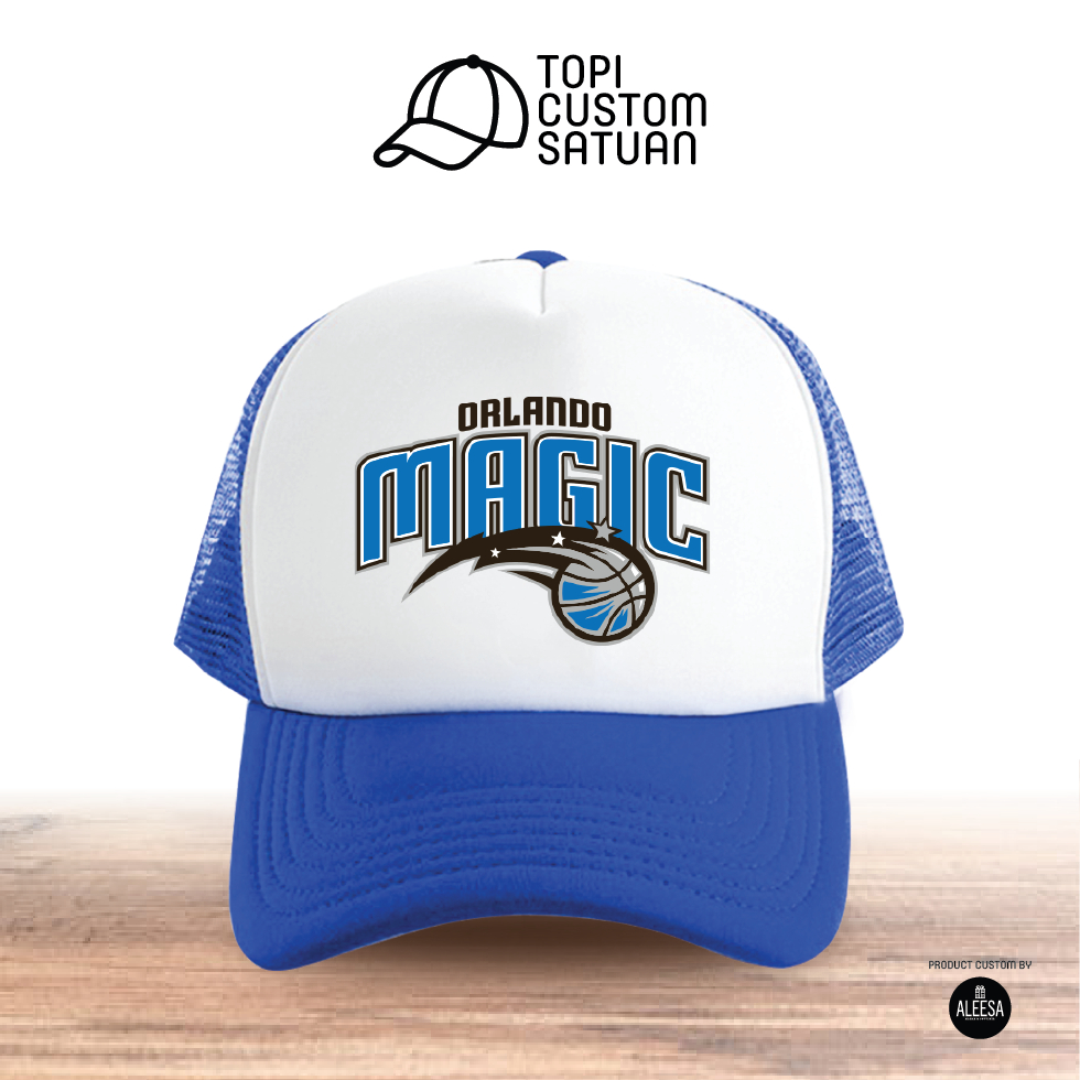Topi custom satuan untuk remaja dan dewasa basket/topi basket /orlando magic