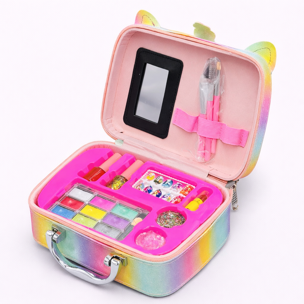 Mainan Makeup Anak Tas Koper Kosmetik Unicorn