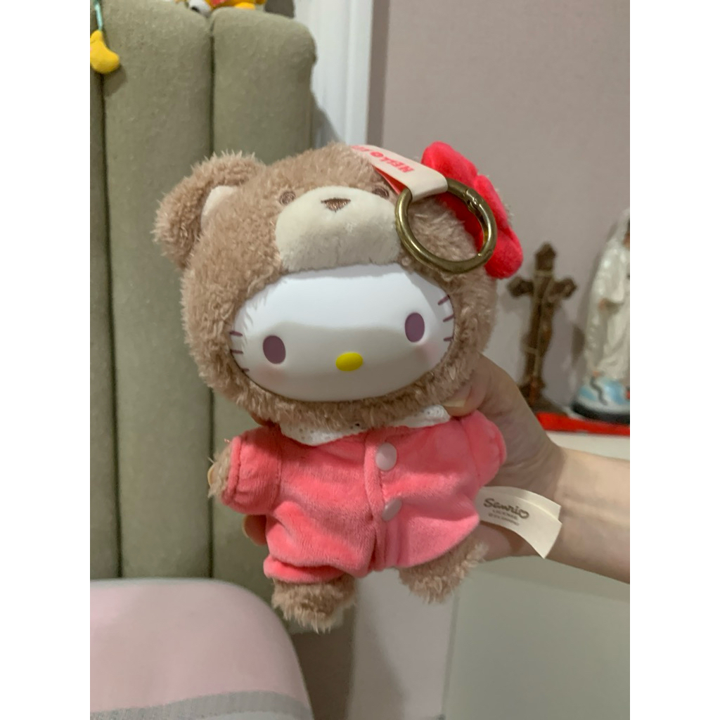 hello kitty miniso keychain plush pendant (preloved) original