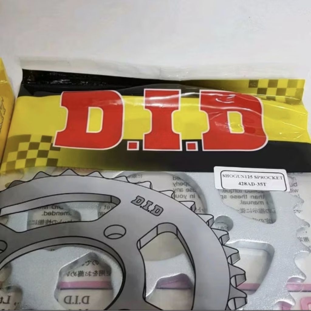 Paket Gear Depan Belakang Original DID YAMAHA JUPITER MX 4s old new 5s king 135 150 byson vixion nvl