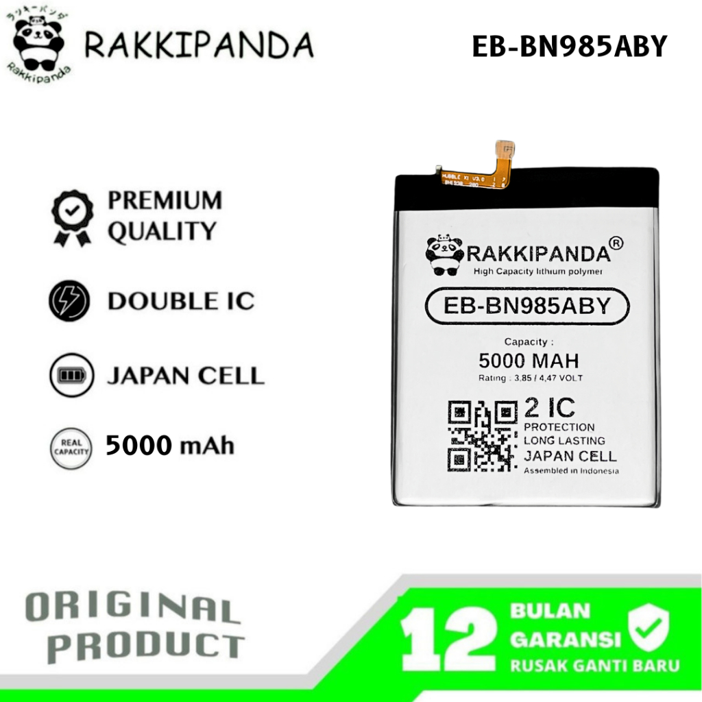 RakkiPanda - EB-BN985ABY Galaxy Note 20 Ultra 4G / Note 20 Ultra 5G Batre Batrai Baterai