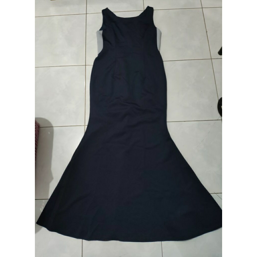 [PRELOVED] MAXI DRESS/ DRESS PARTY/ DRESS NAVY