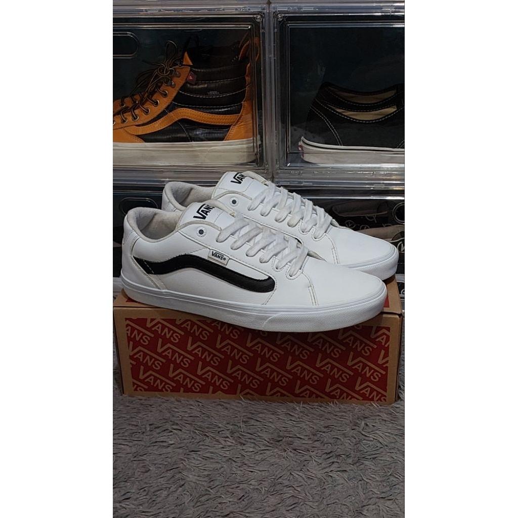 Vans Faulkner Classic Tumble White size 43