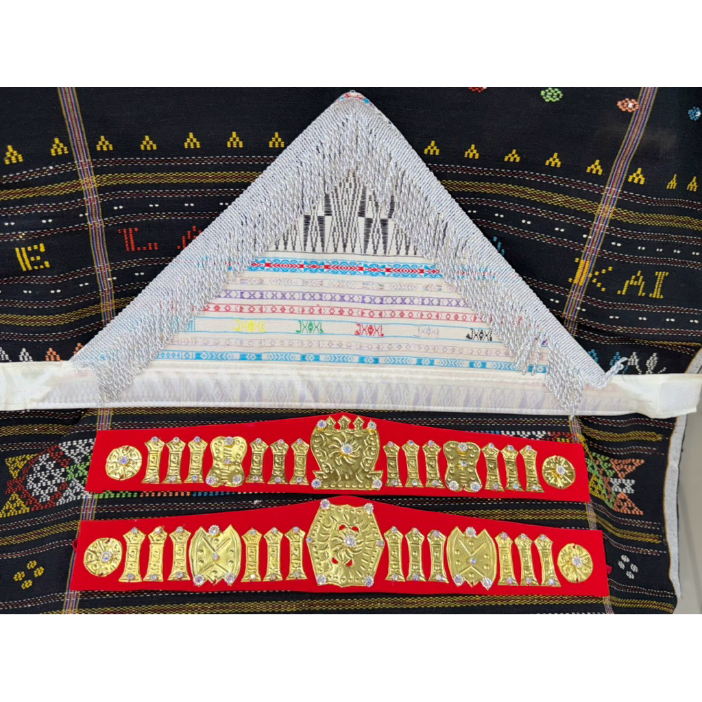 SET TOPI MOTIF TUMTUMAN  DAN SORTALI FULL PAYET SORTALI SULTAN