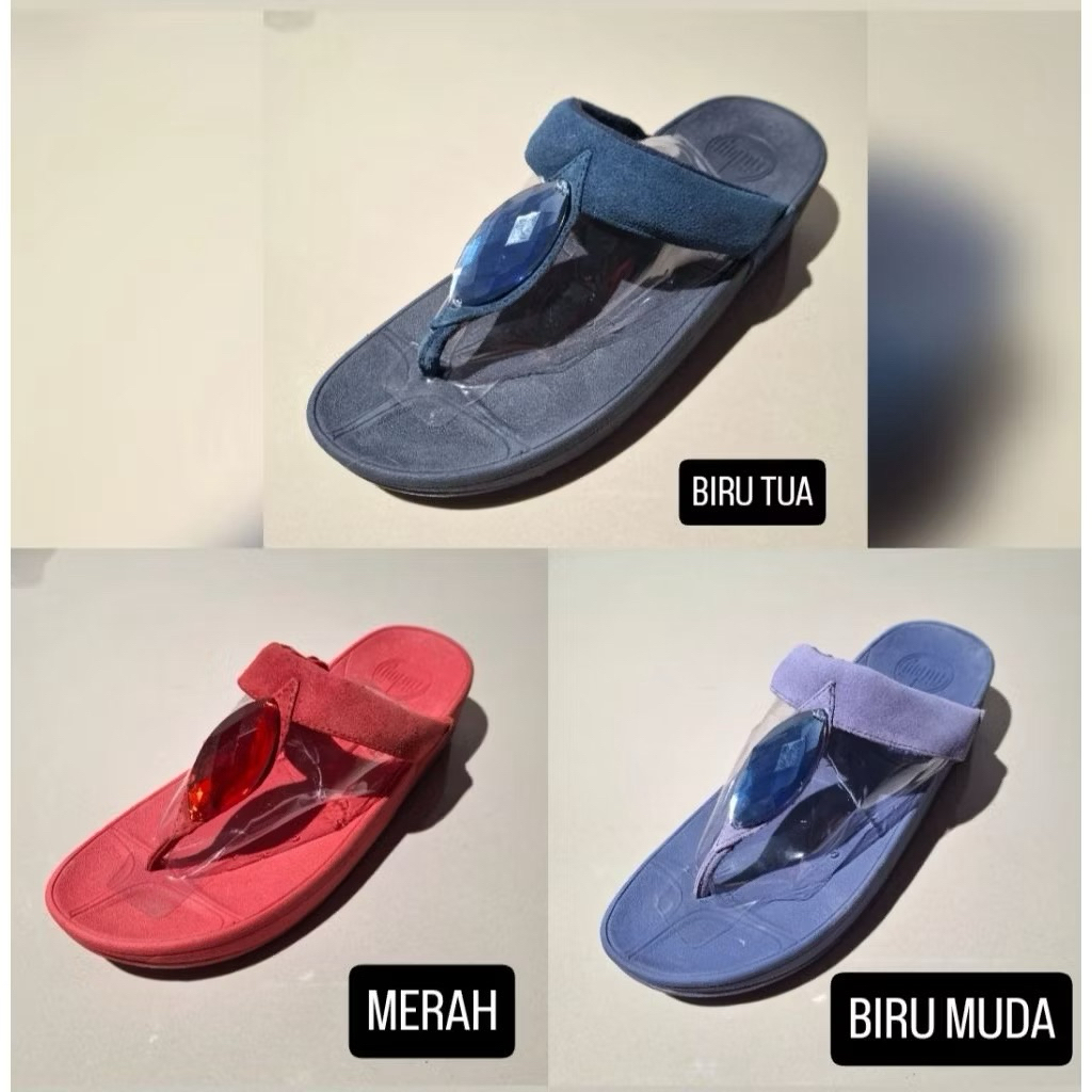 FITFLOP SANDAL JEPIT CHADA DIAMOND WANITA BARU ASLI ORIGINAL