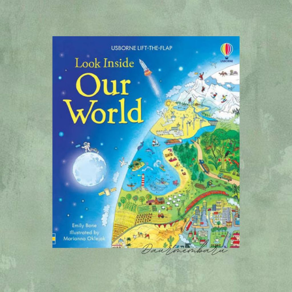 USBORNE LOOK INSIDE OUR WORLD (New-Sealed-Ori-Bordbook)