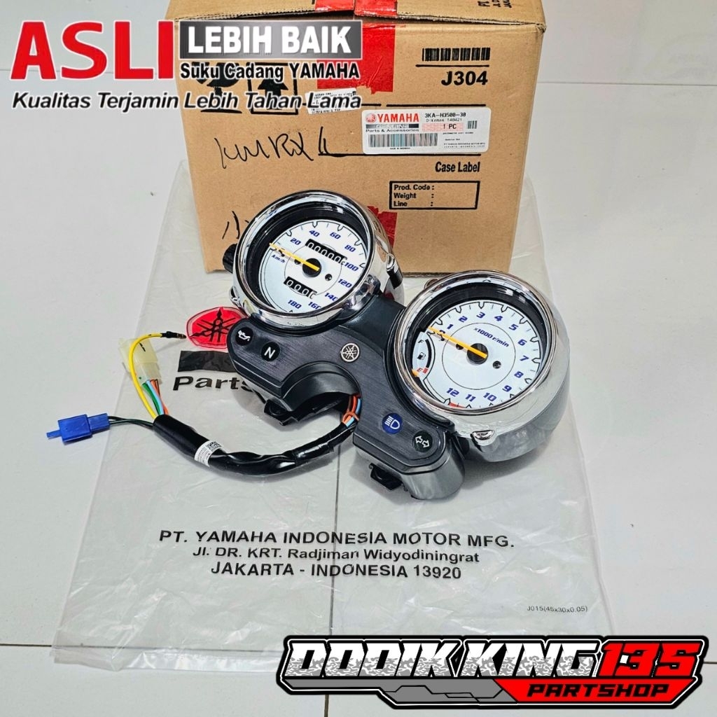 SPEEDOMETER ASSY RX KING PEREDAM 2007 2008 ORIGINAL YAMAHA | 3KA-H3500-30