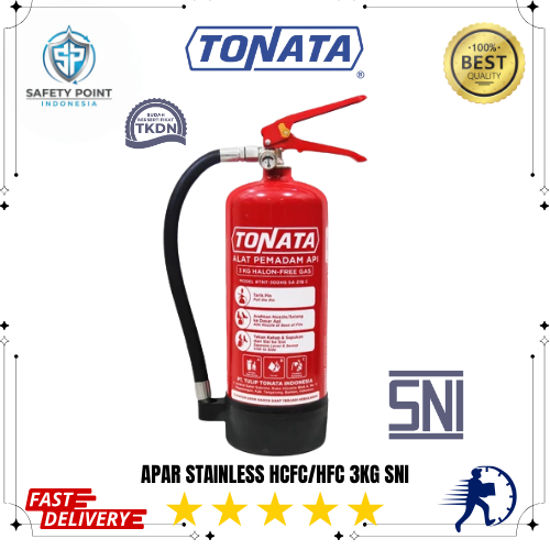 Tonata APAR PEMADAM API Clean Agent HCFC/HFC SNI 3Kg