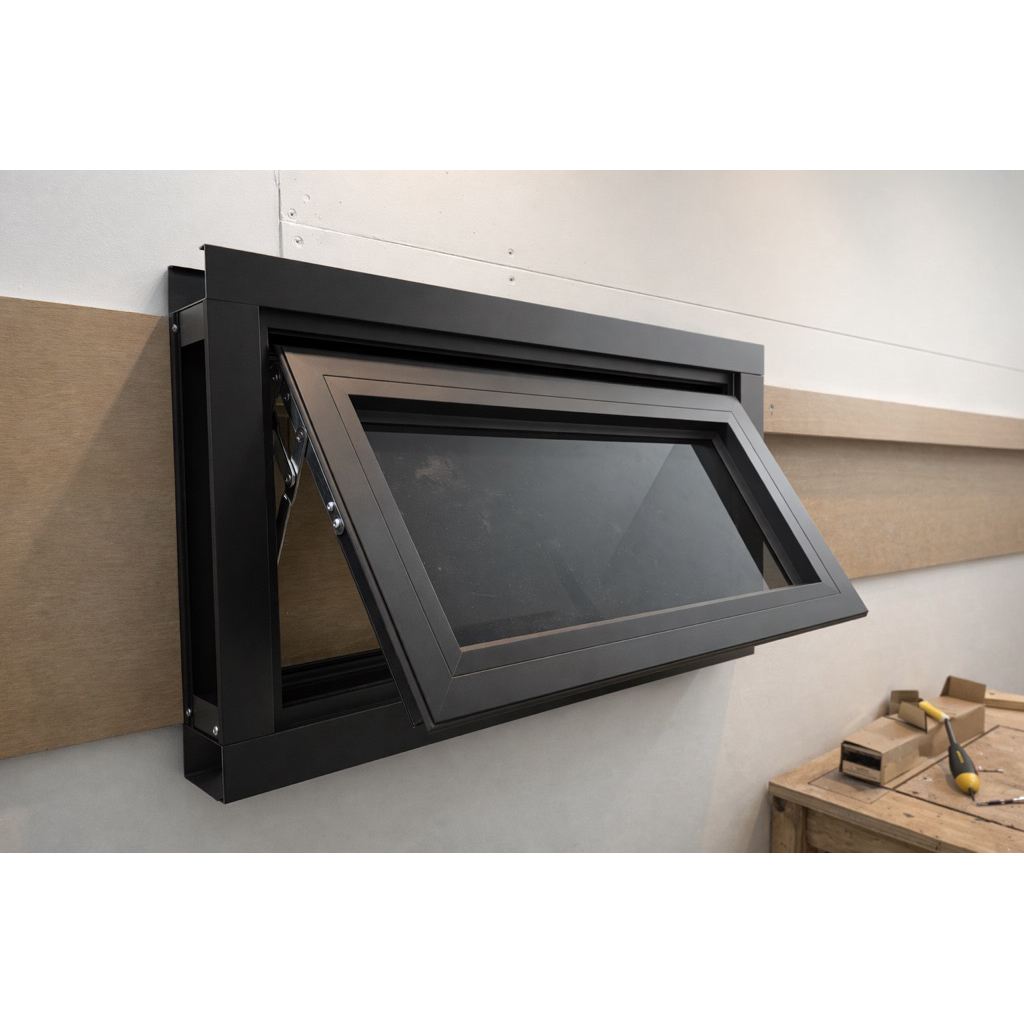 Jendela alumunium,jendela boven 60x40