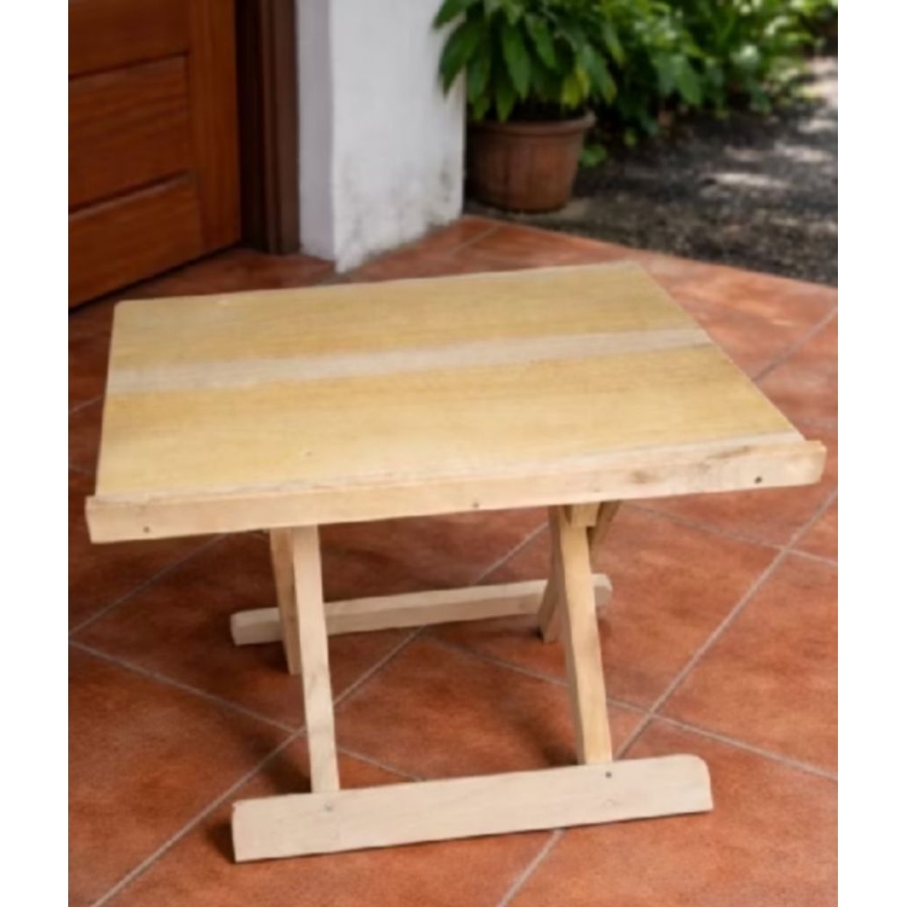 MEJA LIPAT &  REHAL AL-QUR'AN KAYU JATI (type miring)