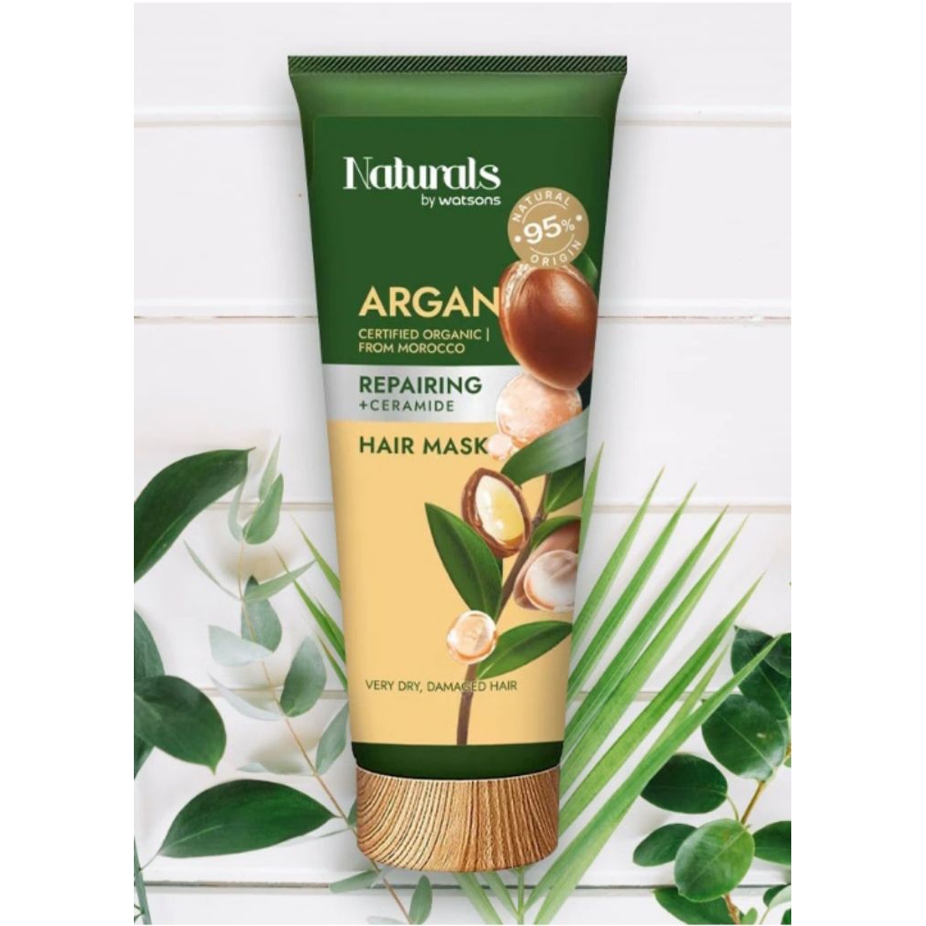Repack 25gr (in jam pot) Argan Hair Mask Naturals by Watsons