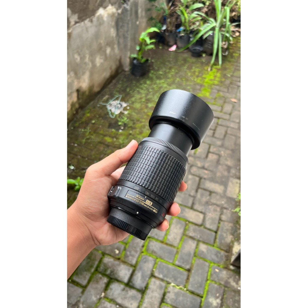 Lensa Tele nikon 55 - 200mm