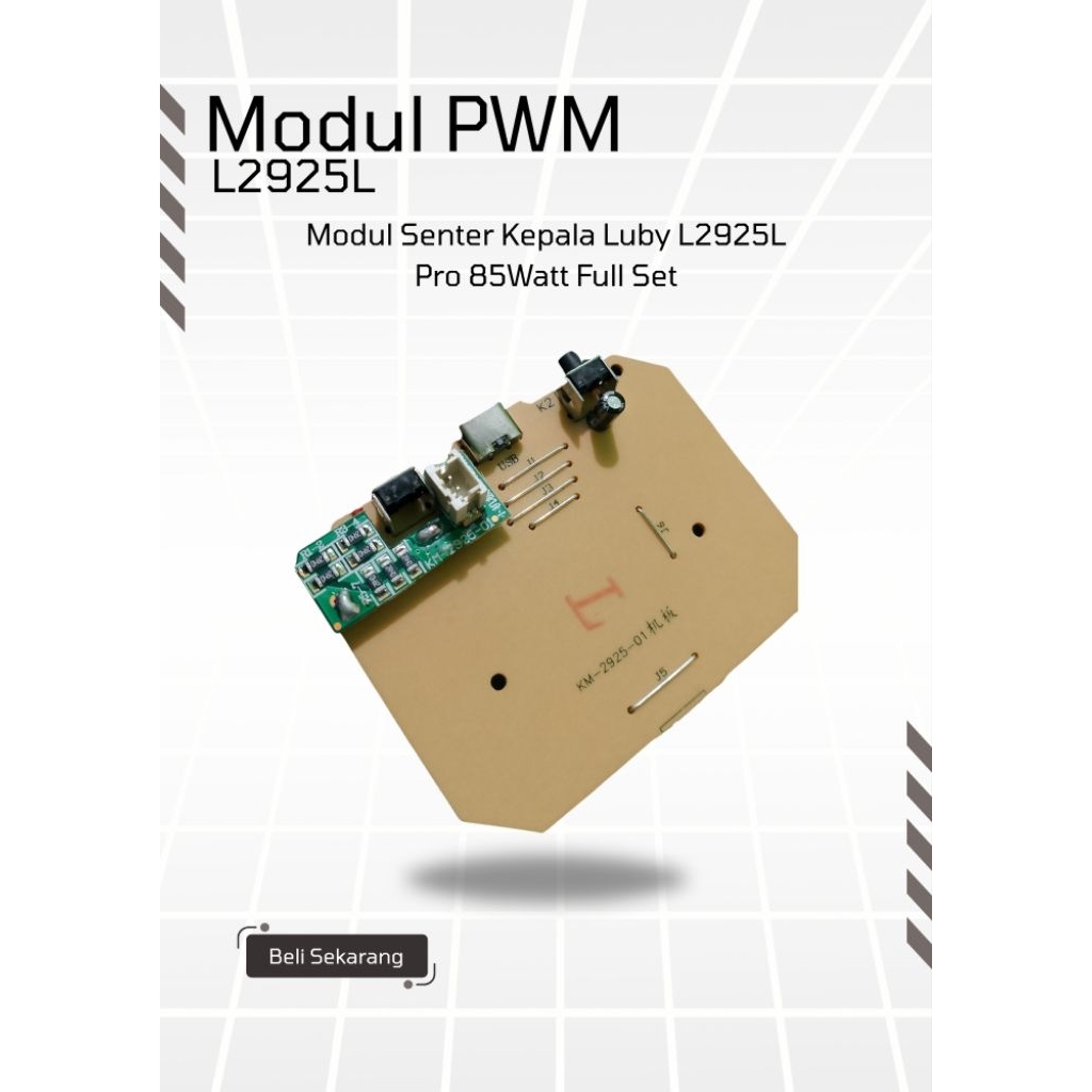Modul Senter kepala Luby Original L2925L Pro 85Wattt Fullsett led + PCB (NEW)